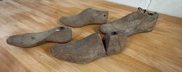 Konvolut aus insgesamt 4 antiken Schuhleisten