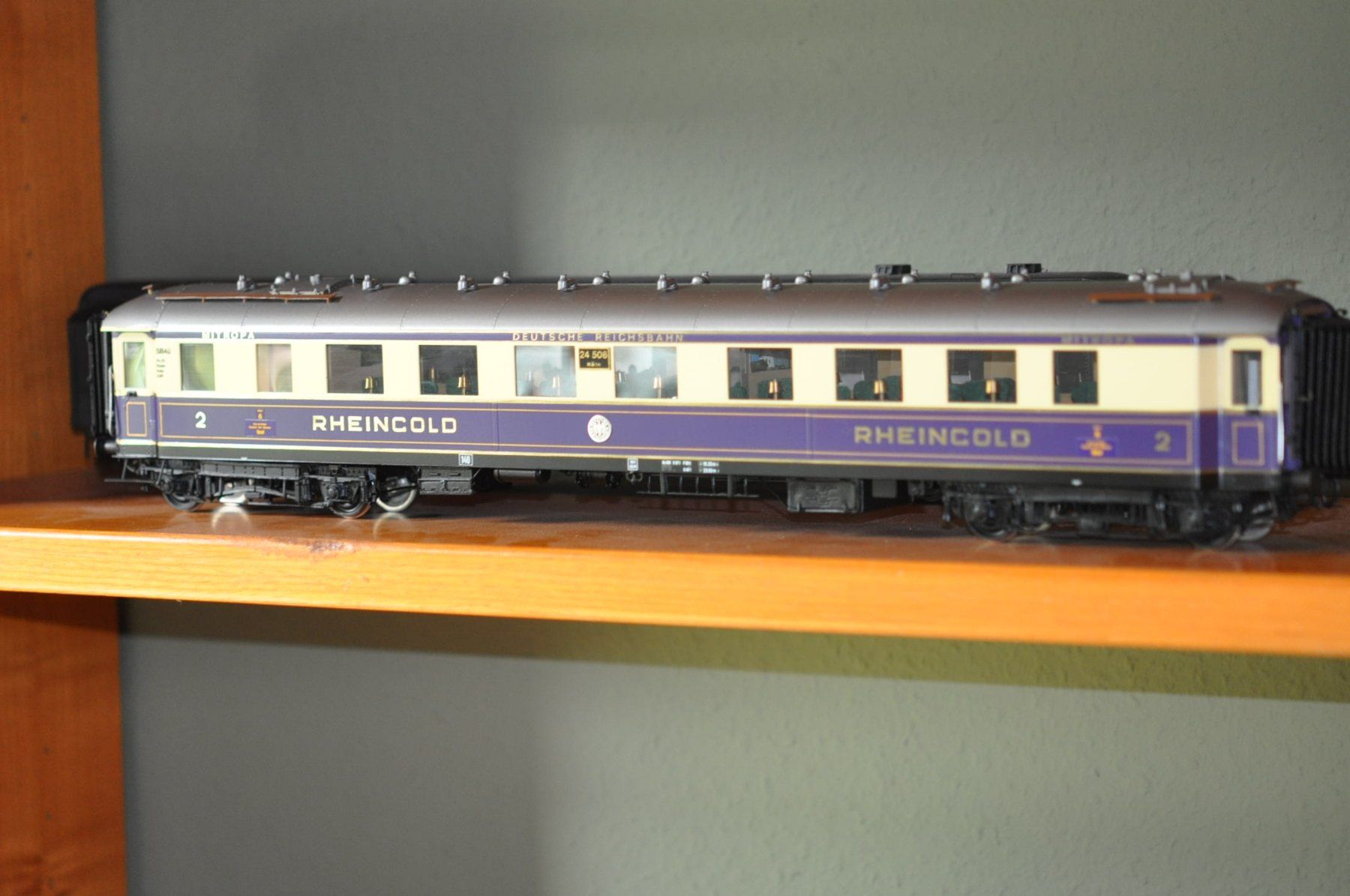Modellini di ferrovie: Spring Rneingold-Schnellzugwagenset DRG Messingmodelle – Usato da Krefeld venduto da meteorrot 9