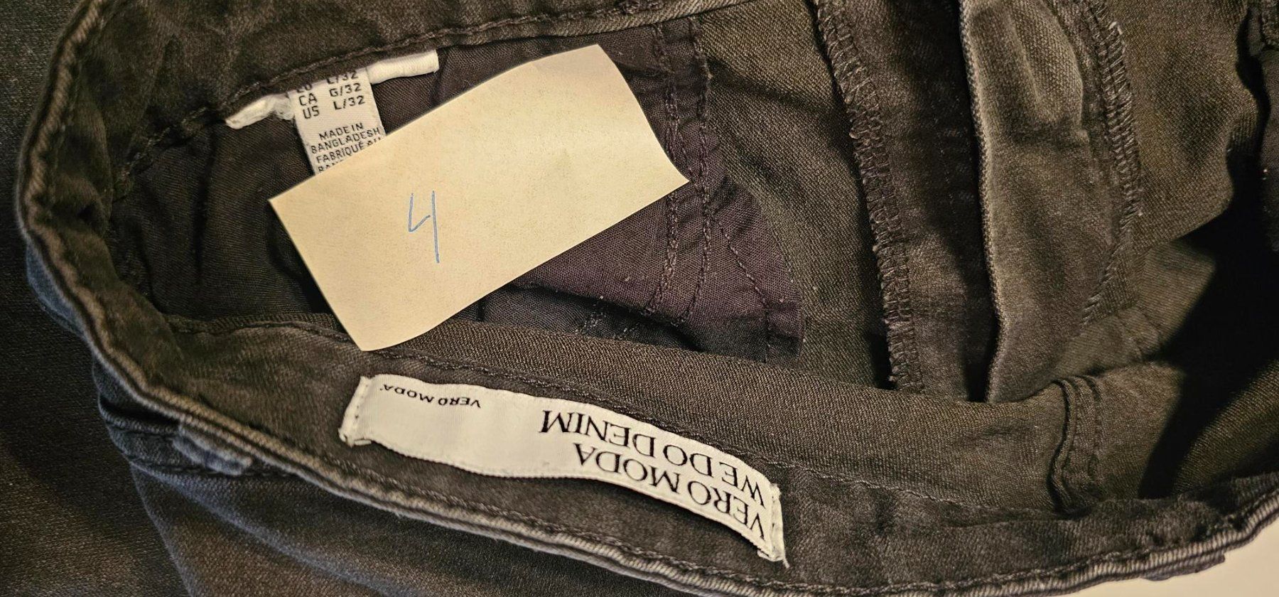 Jeans: Damen Jeans Hose Schwarz – Usato da Azmoos venduto da Jadejo 3
