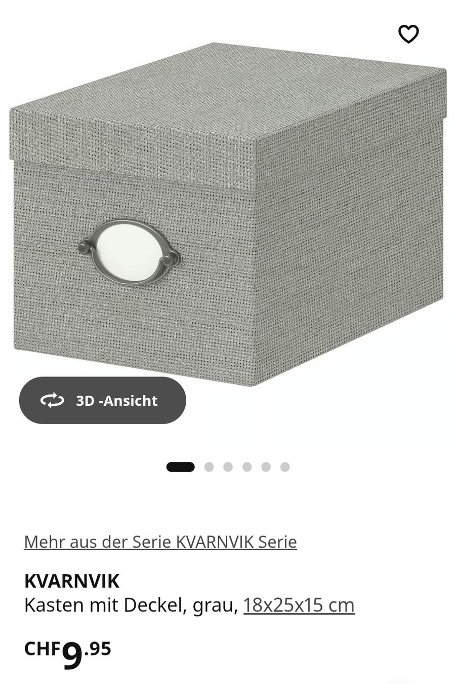 Transportkisten: Boxen Kvarnvik Ikea – Neu (gemäss Beschreibung) aus Birsfelden von aer_q78f 2