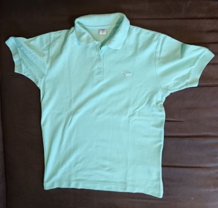 Polo turquoise taille S