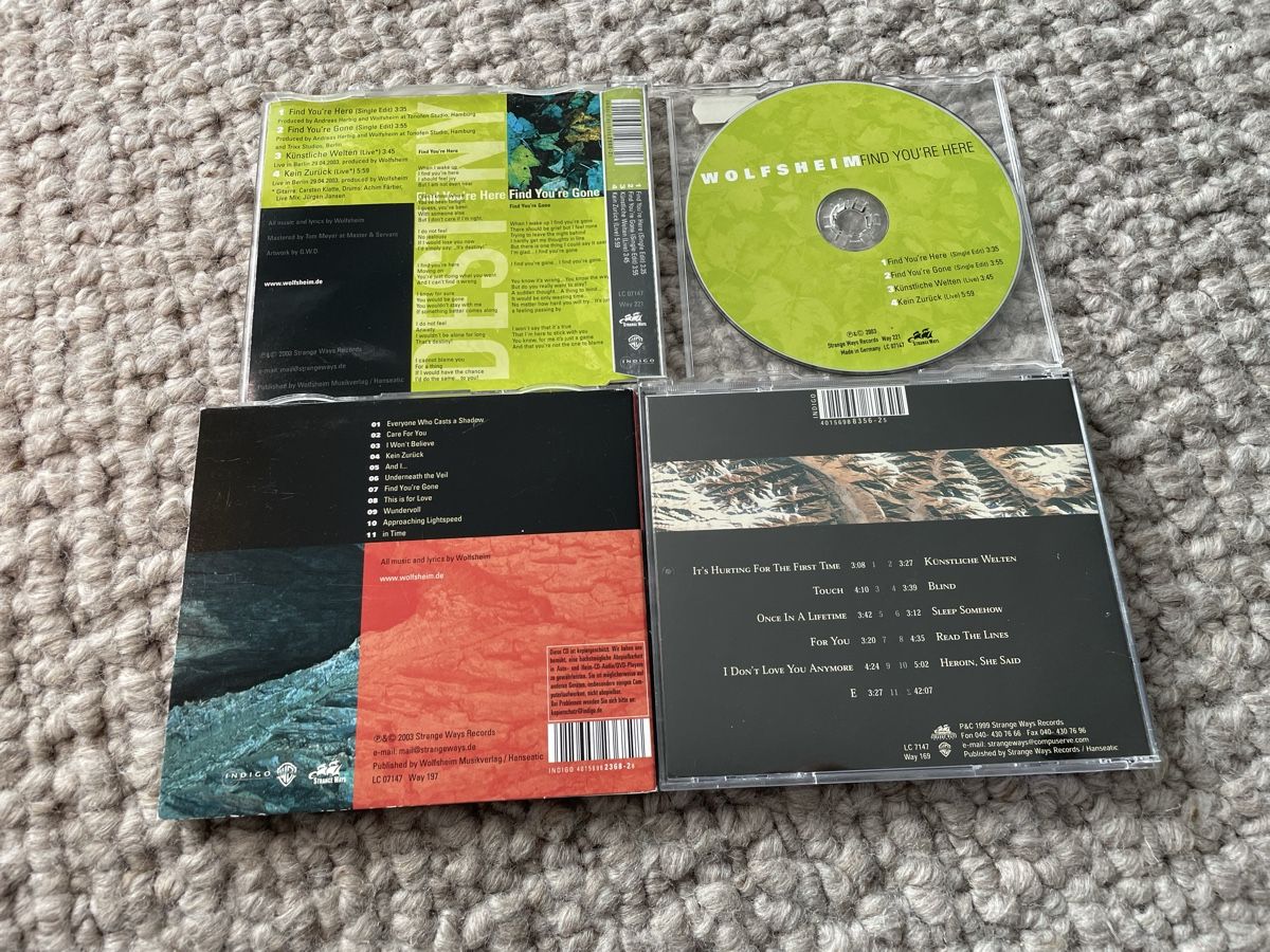 CD: 3x Wolfsheim  – Usato da Reinach AG venduto da trigger7811 2