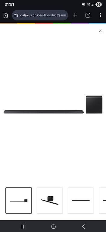 Casse acustiche: Samsung Soundbar HW-S800D mit Subwoofer – Usato da Bülach venduto da BettinaBalog 1