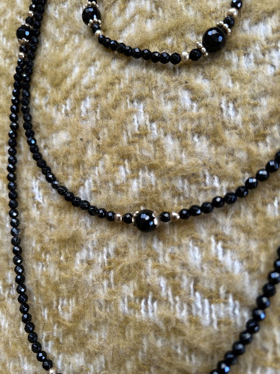 Ketten: Schmuckset: Onyx Kette & Armband – Gebraucht aus Gümligen von Pygmalion 2