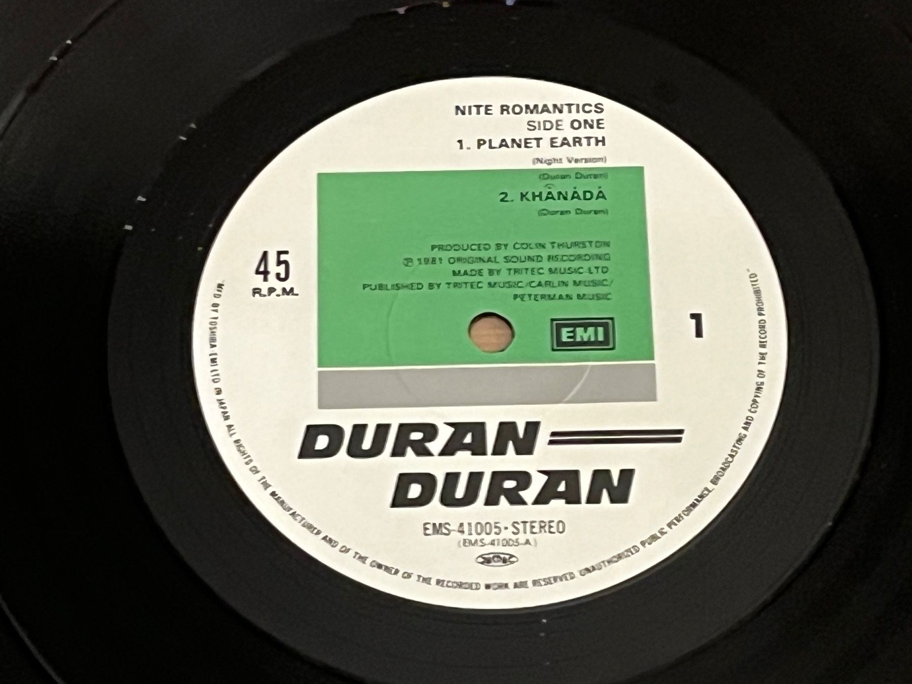 Dischi in vinile: Duran Duran Nite romantics 12“ EP – Usato da Basel venduto da Vinyloase 6