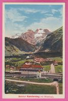 Bahnhof Kandersteg mit Blümlisalp