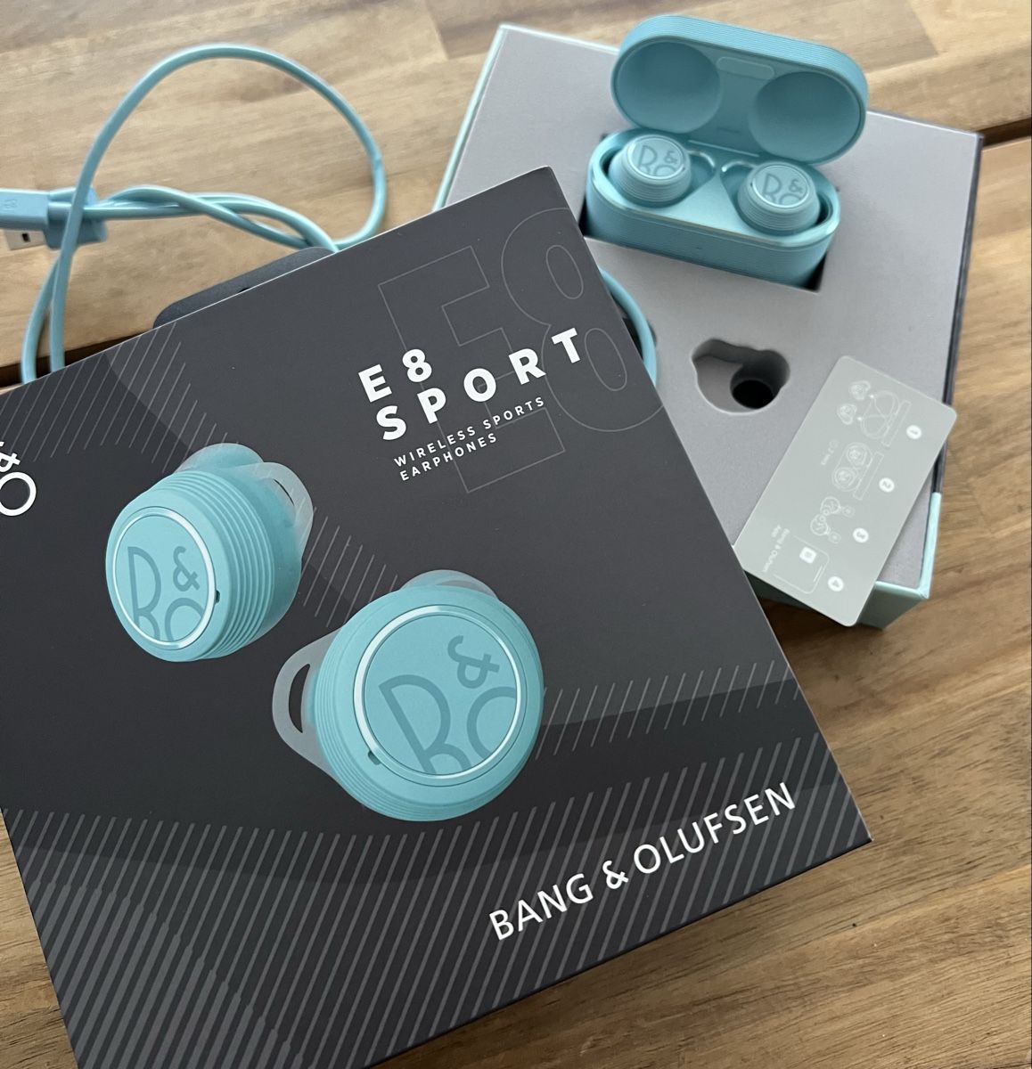 Bang & Olufsen Cuffie: Bang & Olufsen E8 Sport - Oxygen Blue – Usato da Forel FR venduto da Papillon2020 1