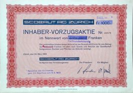 Scobalit AG Zürich - 1964