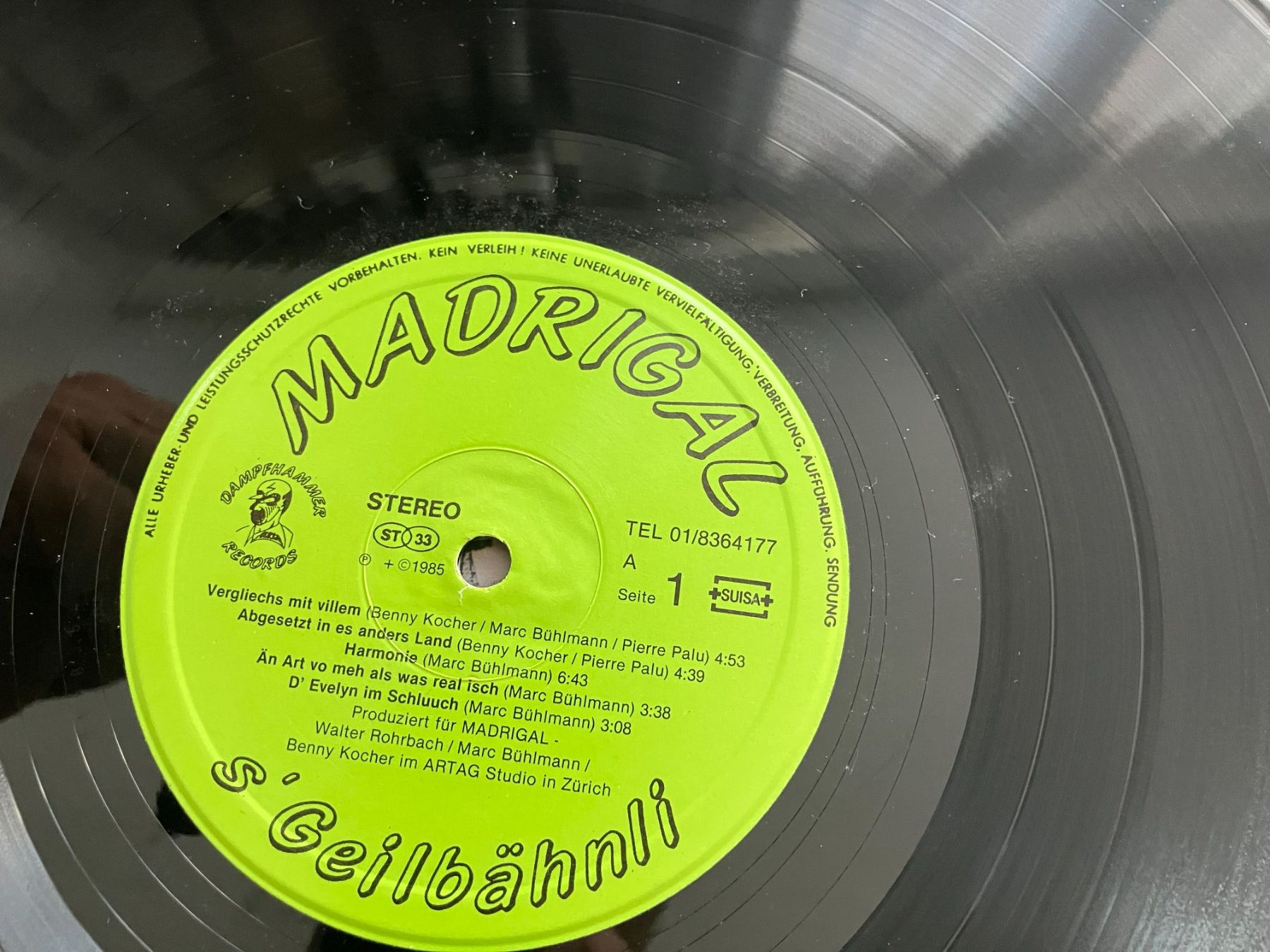 Vinyles: Madrigal – D'occasion à Aarwangen par Jukebox3 6
