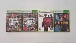 Gran Theft Auto GTA + der Pate und L.A Noire Xbox 360 Siele