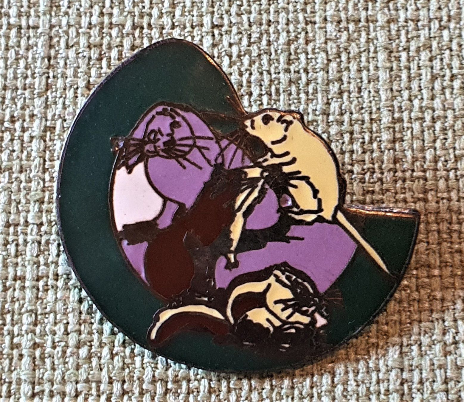 Placchette & Badge: G508 - Pin Wir Lieben Nager Tiere – Usato da Reinach BL venduto da Boston-Verkauf