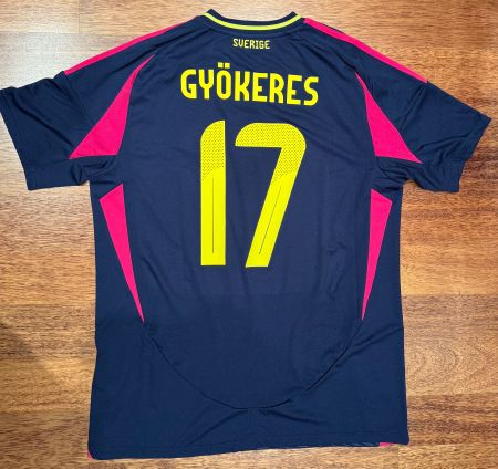 Schweden away Shirt Gyökeres - Saison 2024/25