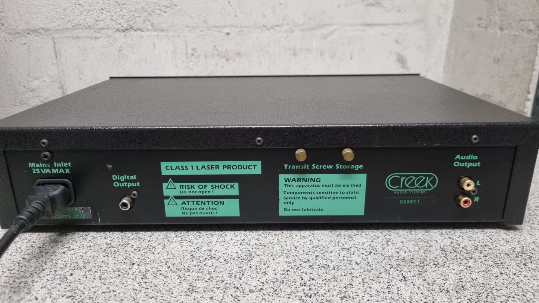 Creek Sistemi audio & multimediali: High- End CD-Player Creek CD 60 schwarz – Usato da Oberengstringen venduto da George0070 4
