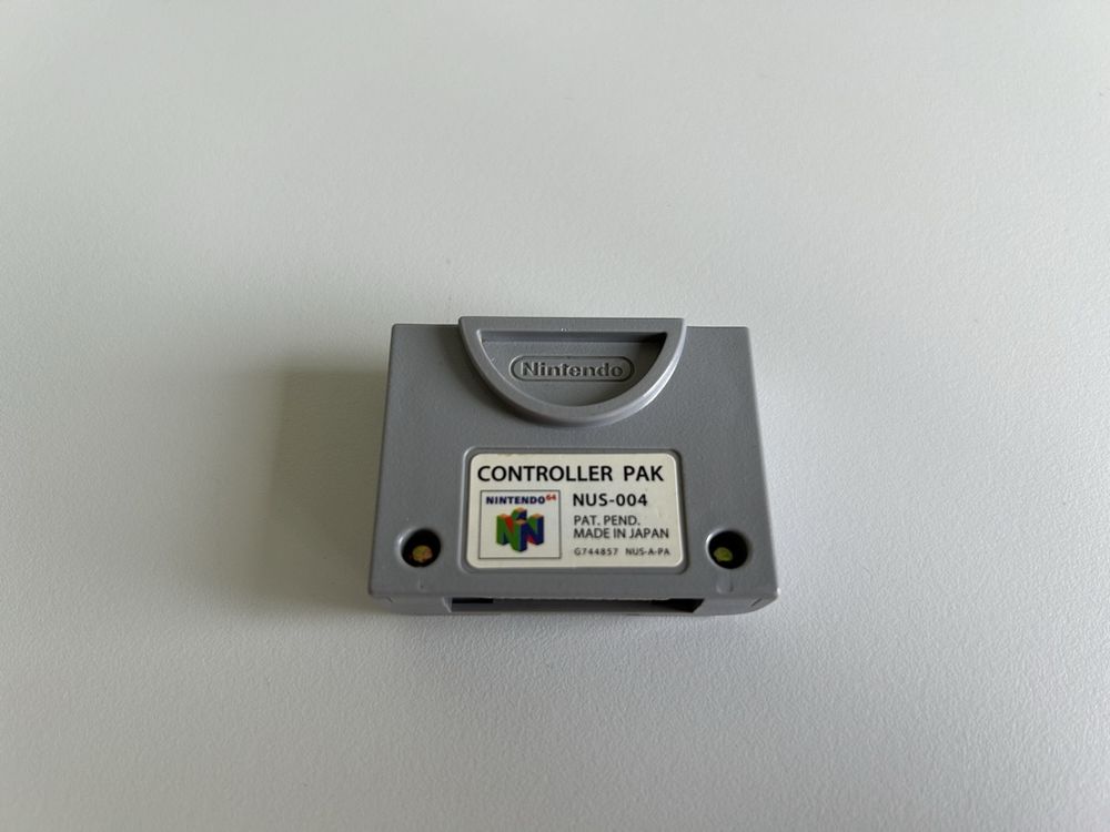Nintendo 64 N64 Original Kontroller Pak Memory Card (Gebraucht) in Belp ...