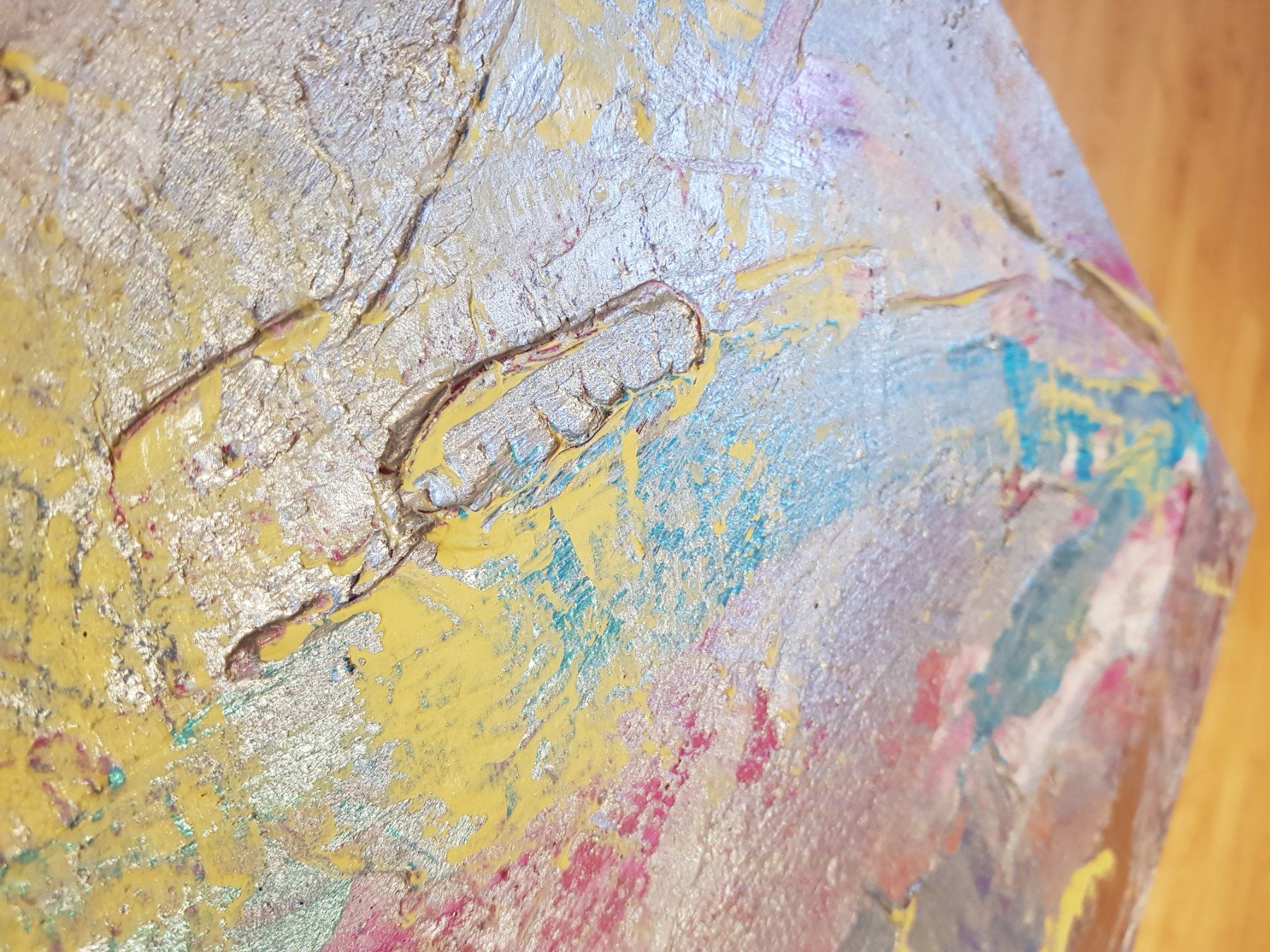 Dipinti: Painting: "Mindfulness", 40 x 50 cm, canvas frame – Nuovo e nell'imballaggio originale da Turbenthal venduto da viw_48fr 2