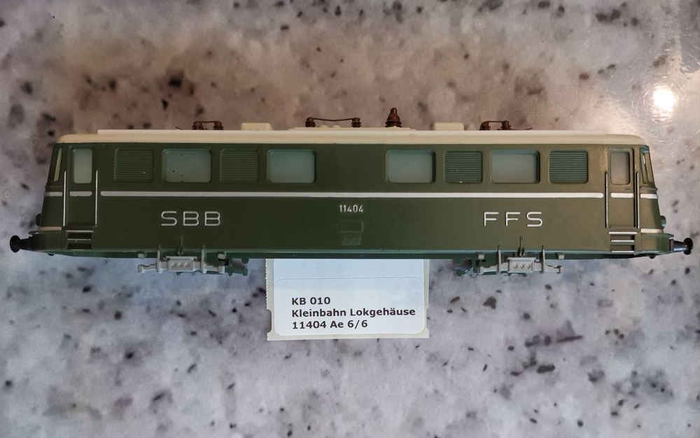 KB 010 Kleinbahn Lokgehäuse 11404 Ae 6/6 H0 | Kaufen auf Ricardo