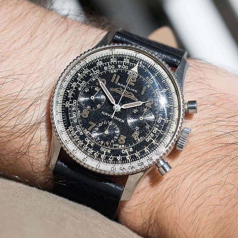 Orologi: Breitling Navitimer "All Black Wings", ref. 806, from 1959 – Usato da Lausanne venduto da inf_dft9 1