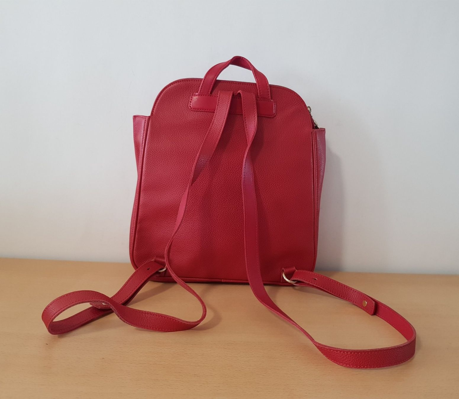 Longchamp Zaini: Longchamp Leder Rucksack – Usato da Basel venduto da Birs868 5