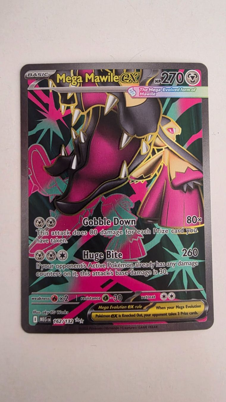 Pokémon Carte collezionabili: Mega Mawile EX - 162/132 - Mega Evolution - Full Art – Nuovo (secondo la descrizione) da Richterswil venduto da Goennjamin90