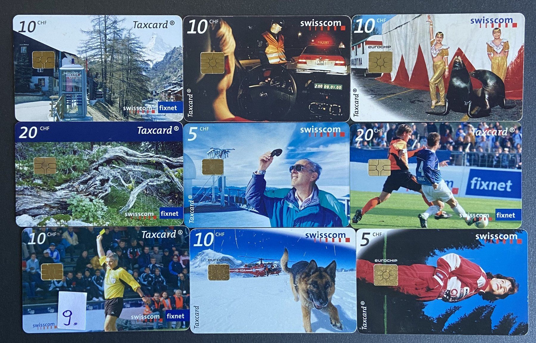 Swisscom Schede telefoniche: 36 verschiedene Tax Card – Usato da Böckten venduto da Hansi36 2
