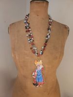 Collier fantaisie avec pendentif Fragonard