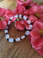 Pietra di Luna e Tormalina Bracciale 100% Vibrazionale
