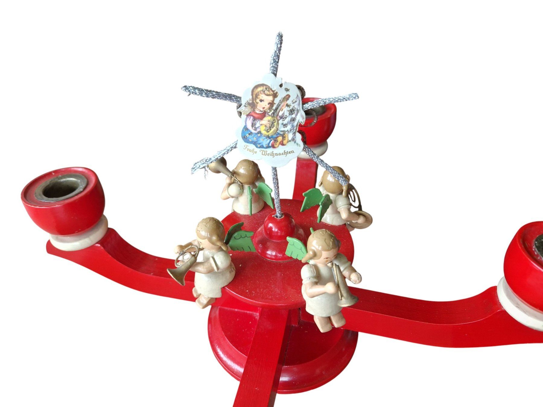Statuette: Adventsleuchter Erzgebirge Engel – Usato da Mörschwil venduto da lindaswunderkiste 3