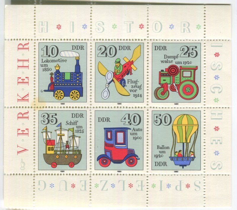 Alle Briefmarken: Block "Spielzeuge". DDR. – Gebraucht aus Basel von Butsch5