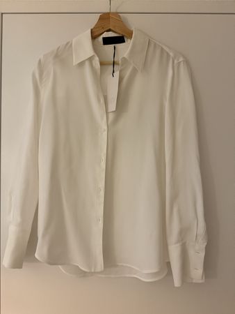 Zara Ladies White Shirt, Size S, Long Sleeve, New!