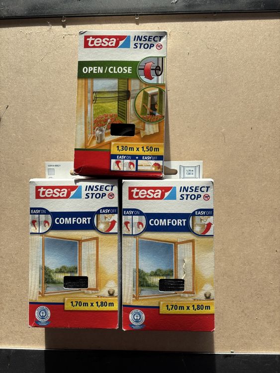 Tesa Insect Stop Fliegengitter, div. Grössen, Neu! (Neu und ...