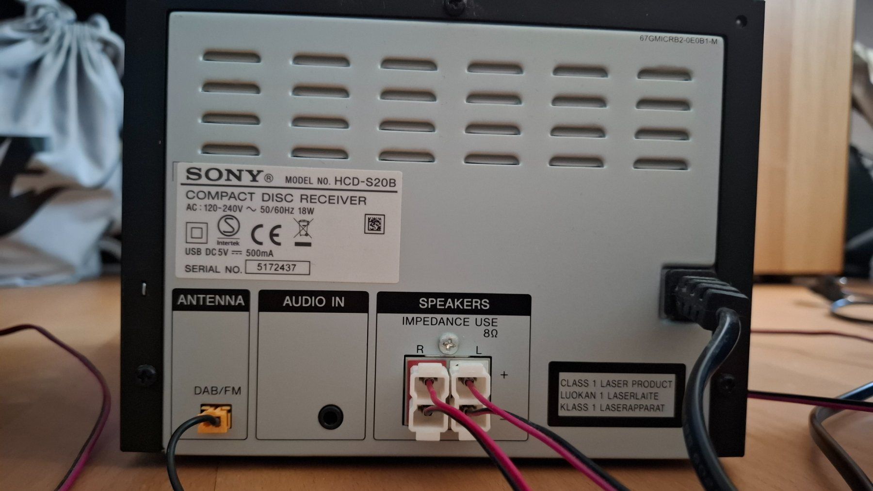 Sony Lettore multimediale & Streamer: SONY HCD-S20B Stereoanlage mit CD-Player und DAB+ – Usato da Ennetbaden venduto da Rosen1 4