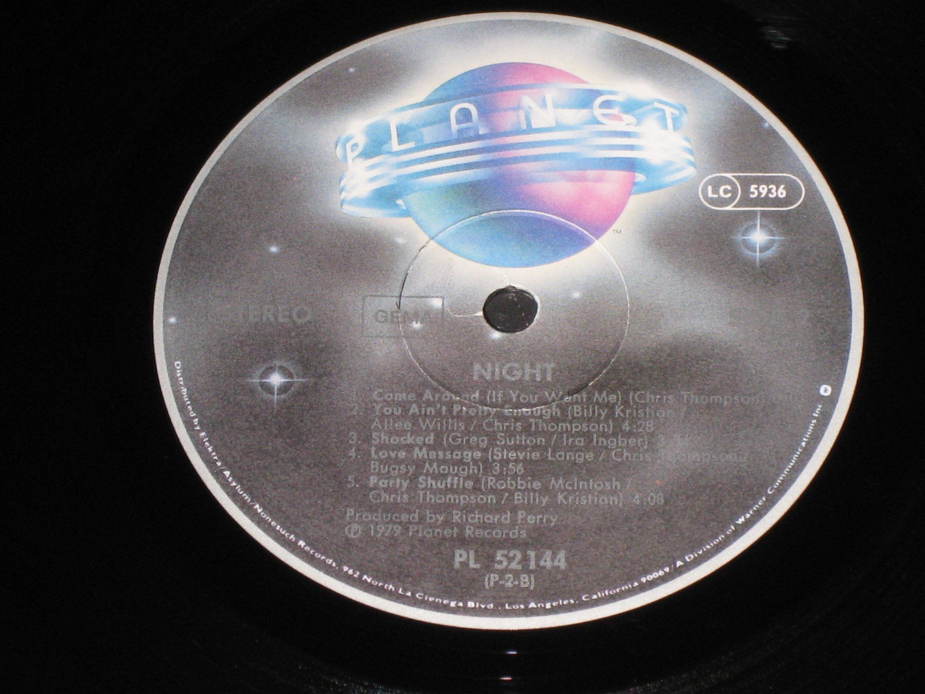 Vinyles: LP - NIGHT – D'occasion à Steckborn par Quo7 2