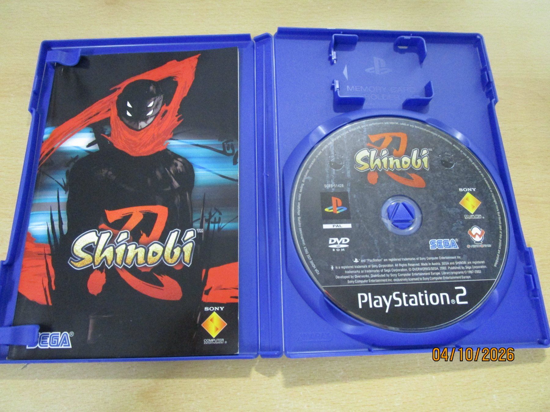 Sony Giochi: Shinobi Sony Playstation 2 PS2 – Usato da Goldau venduto da agestuffer 2