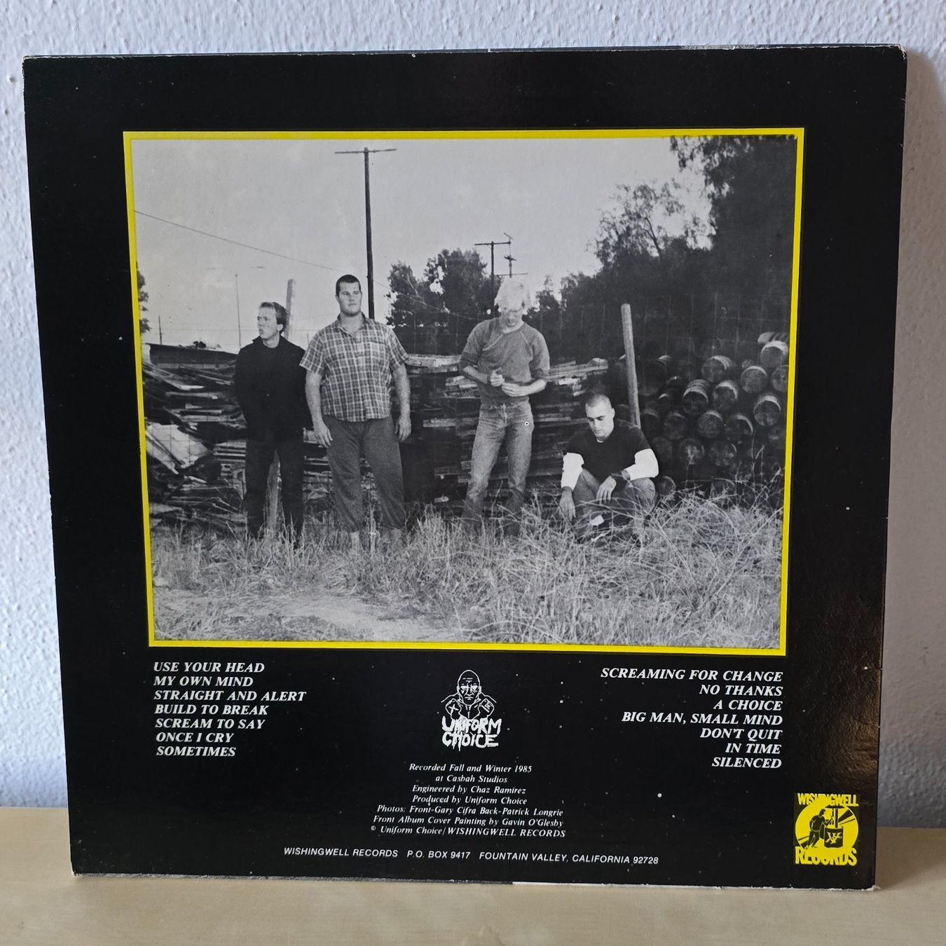 Dischi in vinile: Uniform Choice - Screaming For Change  LP, – Usato da Lugano venduto da mdal 1