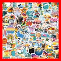 Ferien Urlaub Strand Surfen Bikini Chil 120 tlg Stickerset