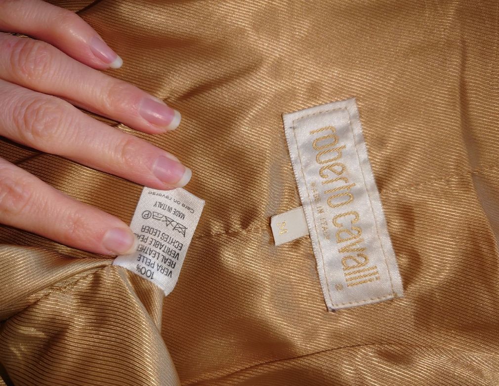 Roberto Cavalli Giacche: ROBERTO CAVALLI LUXURY LEATHER JACKET – Usato da Baden venduto da agora_newgeneration 8