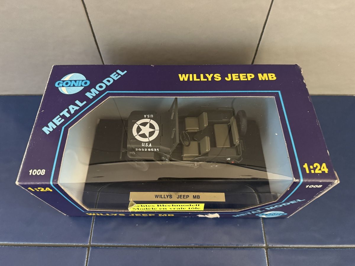 Willys Modellini d'auto: Willys Jeep MB – Nuovo e nell'imballaggio originale da Triesen venduto da .SPM. 7