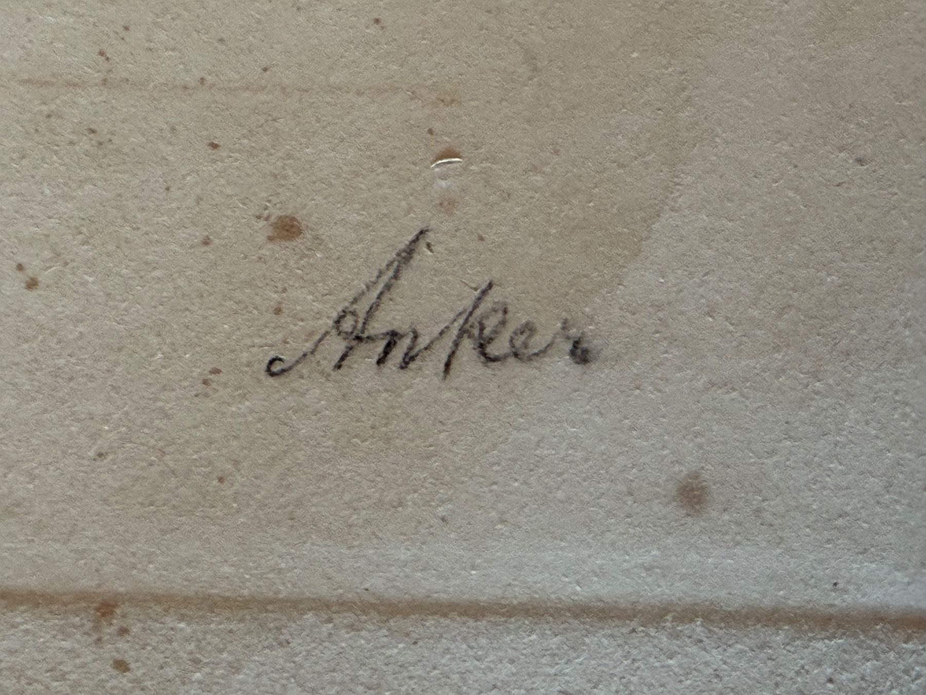 Dipinti: Albert Anker Signiert atemberaubendes Kunstwerk – Usato da Basel venduto da PAUL_ART 7