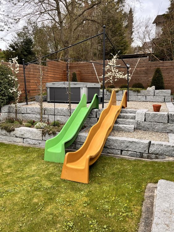 GFK Rutsche, Rutschbahn, Kinder, Garten, Outdoor Kaufen auf Ricardo