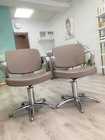1x Profi-Coiffeursessel Salon Ambience «KLEO» Cappuccino NEU