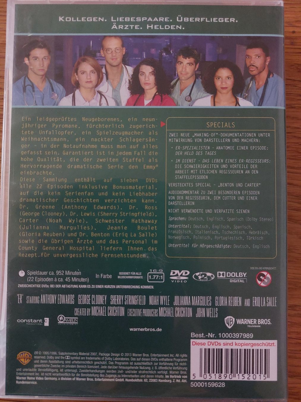 Tutti i DVDs: Die komplette 2. Staffel ER – Usato da Landquart venduto da Cedes 4