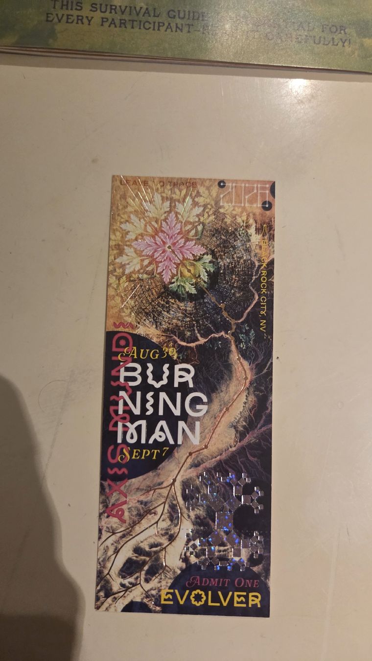 Biglietti: Burning Man Axis Mundi 2026 – Nuovo (secondo la descrizione) da Zürich venduto da mel_cv5t