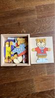 Wooden Bear Dress-Up Puzzle Box - Great for toddlers!