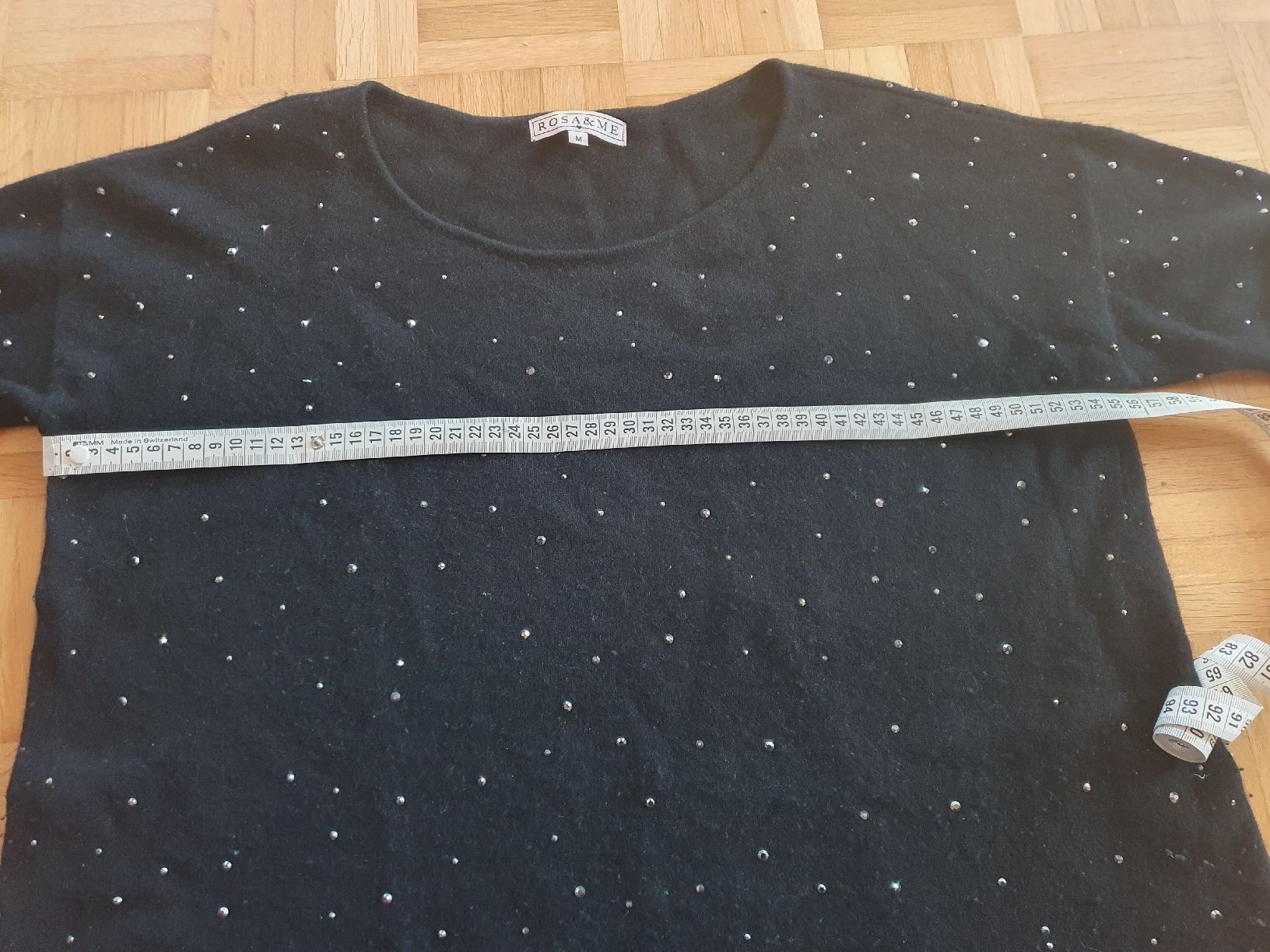 Maglioni & Felpe: Kaschmirpullover, Pullover 100% Kaschmir, schwarz, Strass, M – Usato da Neuhausen venduto da mamanti024 1
