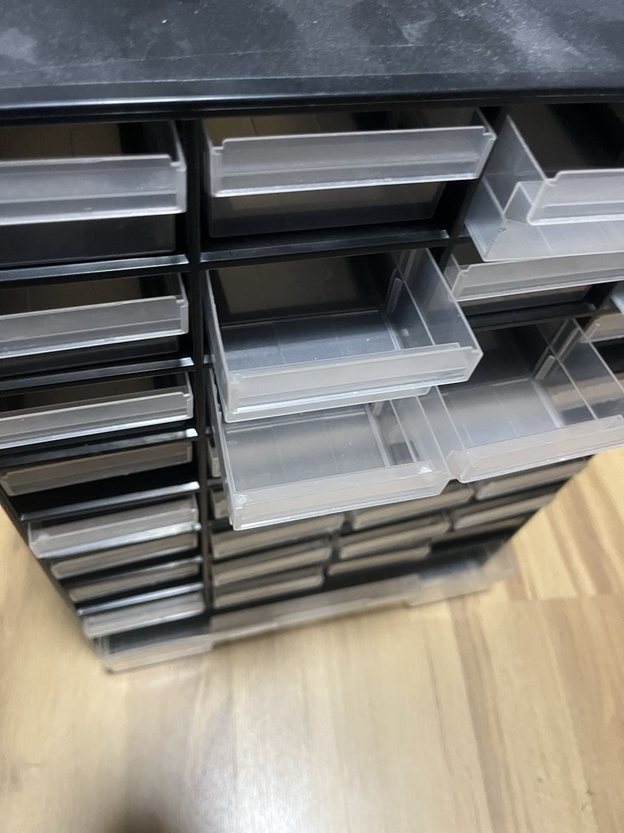 Ablagesysteme: Boîte de rangement tiroirs plastique noir – Gebraucht aus Noville von Berlusconi55 1
