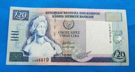 Zypern: 20 Pfund 1997, VZ.