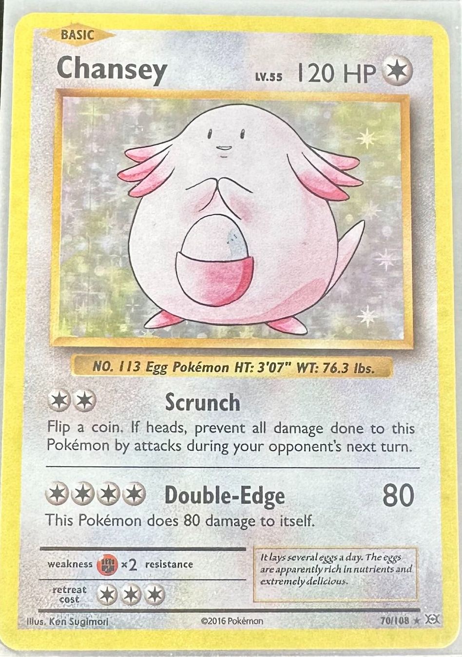 Pokémon Carte collezionabili: Chansey 70/108 Englisch Pokémon Evolutions Holo – Nuovo (secondo la descrizione) da Dübendorf venduto da TrimTrend