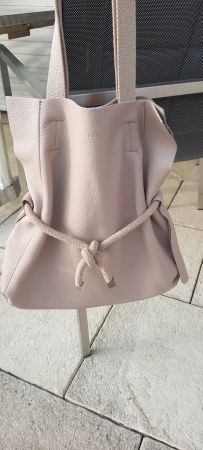 Lara Lauren Shopper / Hobo Bag Boho, Altrosa