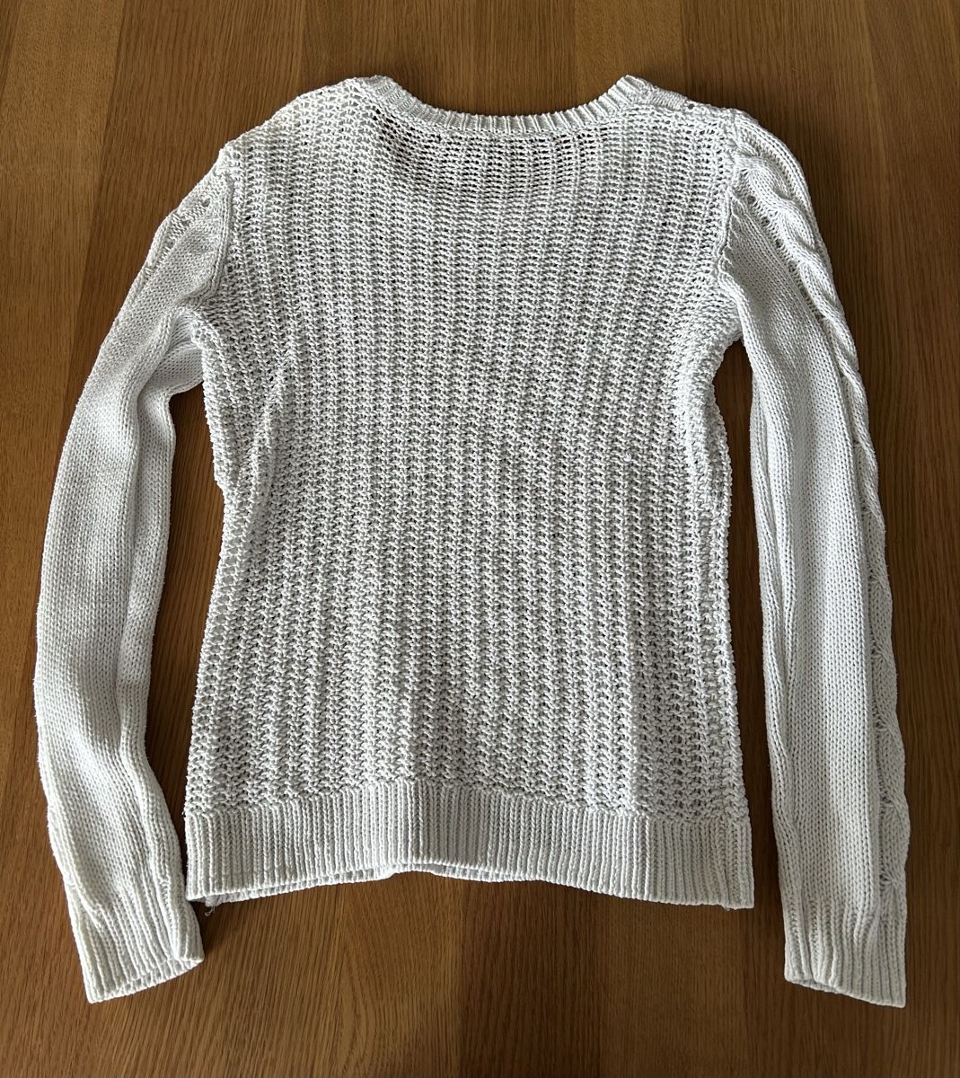 H&M Maglioni & Felpe: H&M Strickpullover Gr. S Weiss – Usato da Schwarzenbach SG venduto da bienchen22 1