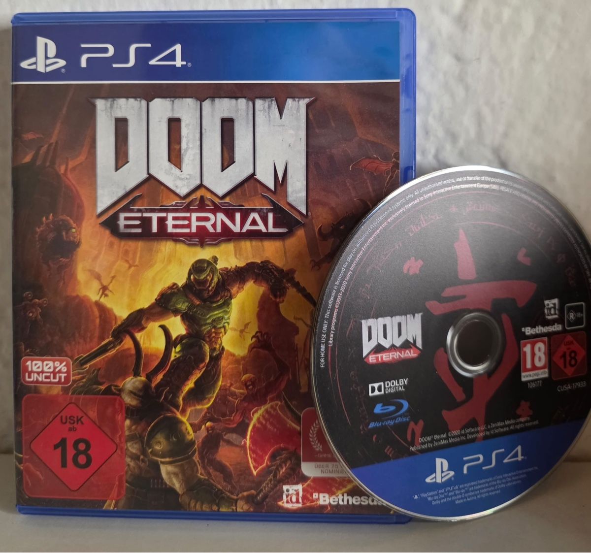 Sony Spiele: PS4/PS5 Game DOOM Eternal – Gebraucht aus Ehrendingen von bubulence